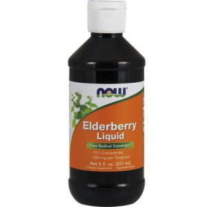 Now Foods Syrop z czarnego bzu (Elderberry liquid) 237 ml