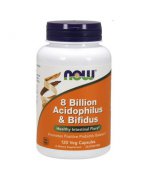 NOW FOODS 8 Billion Acidophilus & Bifidus probiotyk - 120 kapsułek