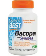 DOCTOR`S BEST Bacopa with Synapsa 320mg - 60 kapsułek