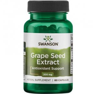 SWANSON Grape Seed Green Tea Pine Bark Complex (pestki winogron, zielona herbata,kora sosny)