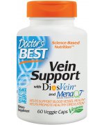 Doctor's Best Vein Support with DiosVein and MenaQ7 (układ sercowo-naczyniowy) - 60 kapsułek