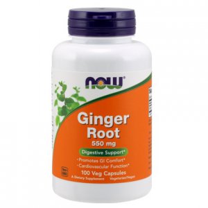 NOW FOODS Ginger Root (Imbir - Korzeń) 550mg