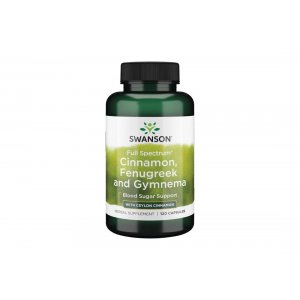 SWANSON Full Spectrum Cinnamon, Fenugreek & Gymnema (Dieta cukrzycowa)