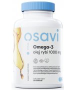 Osavi Omega-3 Olej Rybi, 1000mg (Cytryna) - 180 miękkich kapsułek