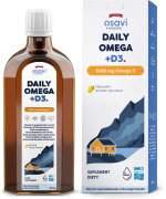 Osavi Daily Omega + D3 (Marine), 1600mg Omega 3 (Cytryna) - 250 ml.