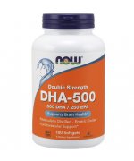 NOW FOODS DHA-500 500 DHA / 250 EPA - 180 kapsułek