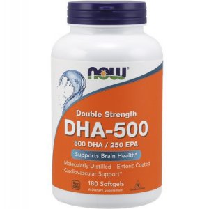 NOW FOODS DHA-500 500 DHA/250 EPA