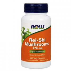 NOW FOODS Rei-Shi (Reishi) Mushrooms (Grzyby Reishi) 270mg