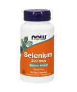 NOW Selenium (Selen) 200µg - 180 kapsułek