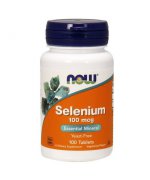 NOW FOODS Selenium (Selen) 100µg - 100 tabletek