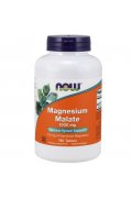 NOW FOODS Magnesium Malate - Jabłczan magnezu 1000 mg - 180 tabletek