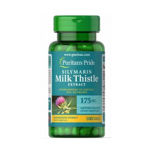 Puritan's Pride Silymarin Milk Thistle Extract, 175mg ostropest plamisty