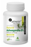 Aliness Natural Ashwagandha 9% 555 mg - 100 kapsułek