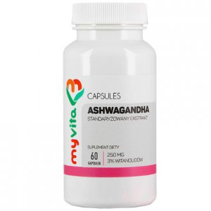 MYVITA Ashwaganda standaryzowana 3% 250mg