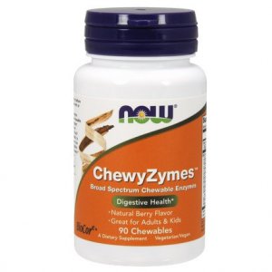 NOW FOODS Chewy Zymes - enzymy do ssania
