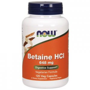 NOW Betaina HCL 648 mg firmy Now