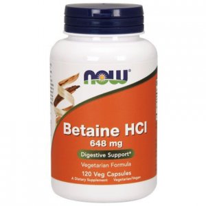 NOW FOODS Betaina HCL 648 mg 