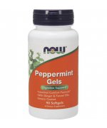 NOW Peppermint Gels (Mięta pieprzowa)  - 90 kapsułek