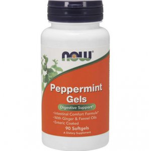 NOW FOODS Peppermint Gels (Mięta pieprzowa) 