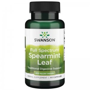 SWANSON Full Spectrum Spearmint leaf (Mięta) 400mg