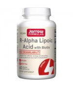 Jarrow Formulas Kwas R-Alfa Liponowy i Biotyna - 60 kapsułek
