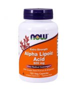 NOW FOODS ALA (Kwas Alfa Liponowy) Plus Grape Seed Ext & Bioperine - 120 kapsułek
