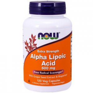 NOW FOODS ALA (Kwas Alfa Liponowy) Plus Grape Seed Ext & Bioperine