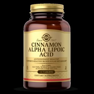 Solgar Cinnamon Alpha Lipoic Acid - Cynamon, kwas alfa liponowy