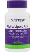 Natrol Alpha Lipoic Acid, 600mg - Kwas alfa liponowy - 30 kapsułek 