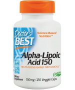 DOCTOR`S BEST kwas alfa liponowy, 150mg - 120 kapsułek