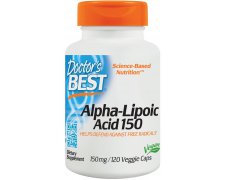 DOCTOR`S BEST kwas alfa liponowy, 150mg