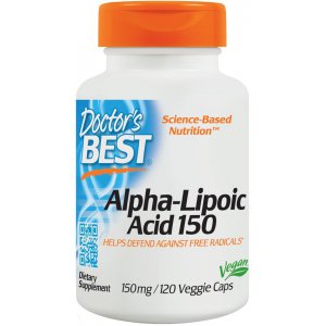 DOCTOR`S BEST kwas alfa liponowy, 150mg