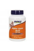NOW Foods ALA (Kwas Alfa Liponowy) Plus Witaminy C i E 100mg - 60 kapsułek