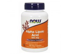 NOW Foods ALA (Kwas Alfa Liponowy) Plus Witaminy C i E 100mg