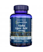 PURITANS PRIDE ALA - Kwas Alfa Liponowy 300mg - 60 kapsułek