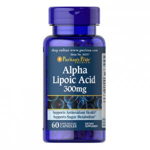 PURITANS PRIDE ALA - Kwas Alfa Liponowy 300mg