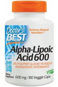 DOCTOR`S BEST Kwas alfa liponowy 600mg - 180 kapsułek