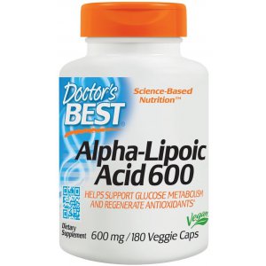 DOCTOR`S BEST Kwas alfa liponowy 600mg