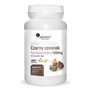 Aliness Czarny czosnek fermentowany ABG10+ 400 mg