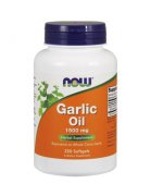 NOW Garlic Oil (Czosnek - Olej) 1500mg - 250 kapsułek