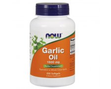 NOW FOODS Garlic Oil (Czosnek - Olej) 1500mg