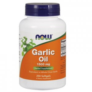NOW FOODS Garlic Oil (Czosnek - Olej) 1500mg