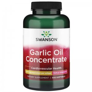 Swanson Garlic Oil olej czosnkowy koncentrat 1500mg