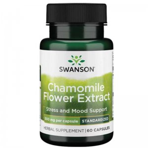 SWANSON Chamomile Flower Extract (Rumianek ekstrakt z kwiatów) 500mg
