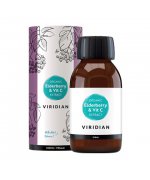 VIRIDIAN Organic Elderberry Extract + Vit C (Ekologiczny Ekstrakt z czarnego bzu + wit C) - 100 ml