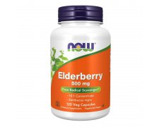 NOW FOODS Elderberry (Czarny bez) 500mg