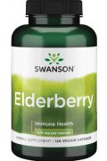 SWANSON Czarny bez - Elderberry 120 kapsułek - 120 kapsułek