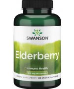 SWANSON Czarny bez - Elderberry 120 kapsułek - 120 kapsułek