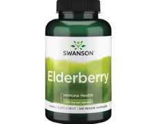 SWANSON Czarny bez - Elderberry 120 kapsułek