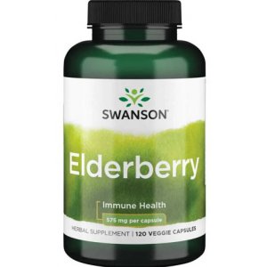 SWANSON Czarny bez - Elderberry 120 kapsułek